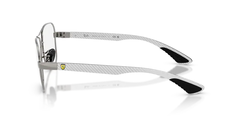 Ray - Ban Unisex RX8436M F116 Montature da vista Metallo Grigio Trasparente Squadrata Normale miniatura 3