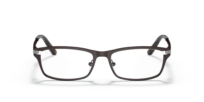 Ray - Ban Unisex RX8727D 1020 Montature da vista Titanio Marrone Trasparente Squadrata Normale miniatura 2