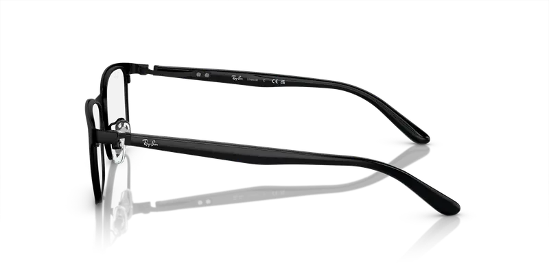 Ray - Ban Unisex RX8773D 1012 Montature da vista Titanio Nero Trasparente Pillow Normale miniatura 3