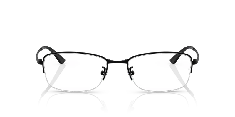 Ray - Ban Unisex RX8774D 1012 Montature da vista Titanio Nero Trasparente Squadrata Normale miniatura 2