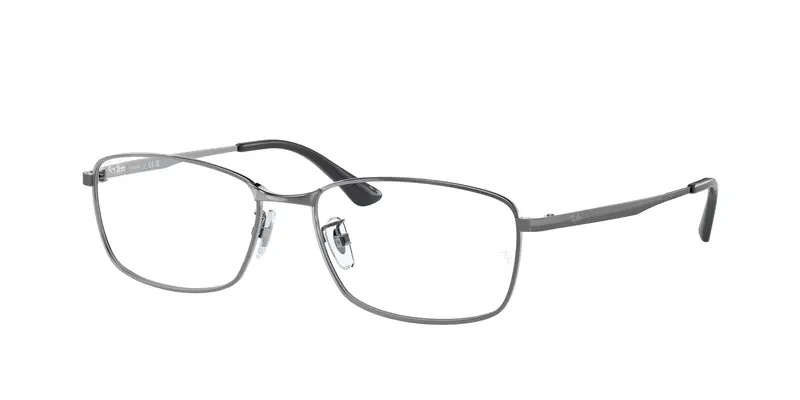 Ray - Ban Unisex RX8775D 1047 Montature da vista Titanio Grigio Trasparente Squadrata Normale