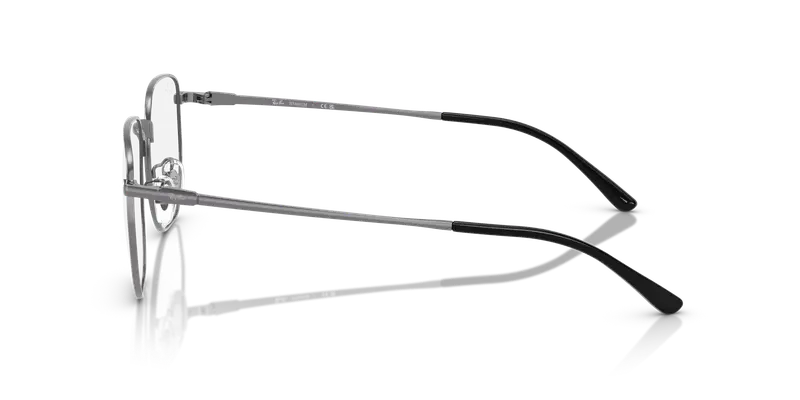 Ray - Ban Unisex RX8776D 1000 Montature da vista Titanio Grigio Trasparente Geometrica Normale miniatura 3