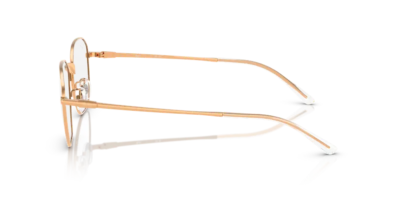 Ray - Ban Unisex RX8777D 1248 Montature da vista Titanio Oro Trasparente Geometrica Normale miniatura 3