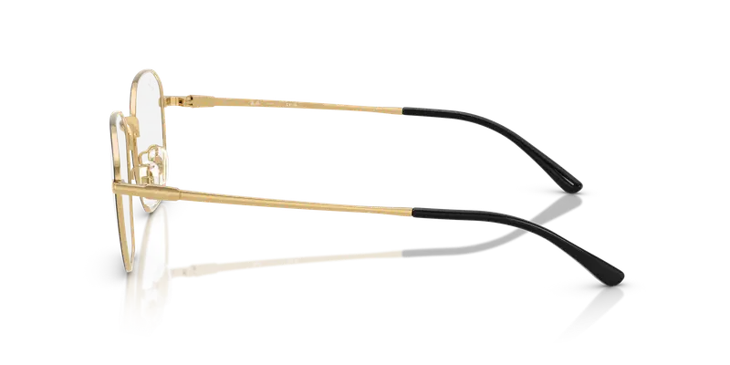 Ray - Ban Unisex RX8777D 1250 Montature da vista Titanio Nero Trasparente Geometrica Normale miniatura 3