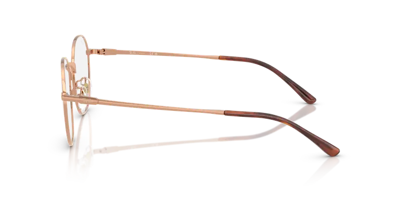 Ray - Ban Unisex RX8778D 1245 Montature da vista Titanio Bronzo Trasparente Squadrata Normale miniatura 3