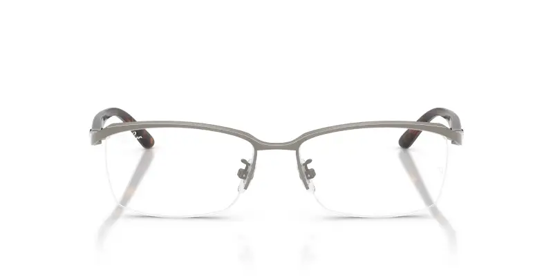 Unisex RX8779D 1252 Montature da vista Titanio Grigio Trasparente Pillow Normale miniatura 3