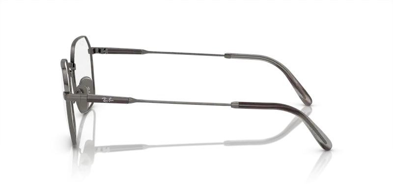 Ray - Ban Unisex RX8794 JIM TITANIUM 1000 Montature da vista Titanio Grigio Trasparente Geometrica Normale miniatura 3