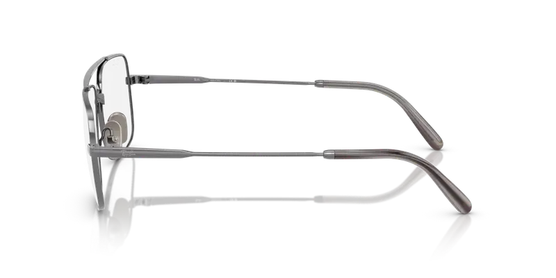 Ray - Ban Unisex RX8797 WILLIAM TITANIUM 1000 Montature da vista Titanio Grigio Trasparente Squadrata Normale miniatura 3