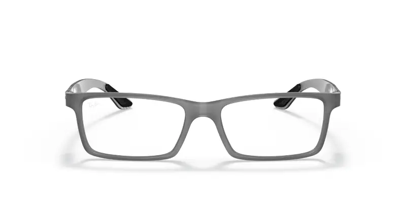 Unisex RX8901 5244 Montature da vista Iniettato Grigio Trasparente Squadrata Normale miniatura 3