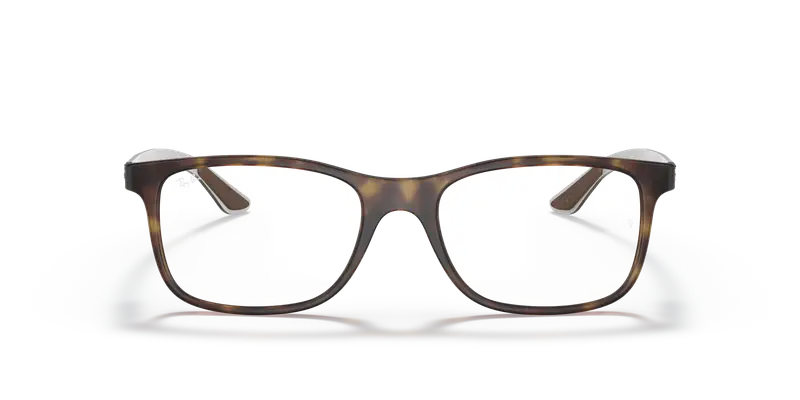 Ray - Ban Unisex RX8903 5200 Montature da vista Iniettato Tartaruga Trasparente Squadrata Normale miniatura 2