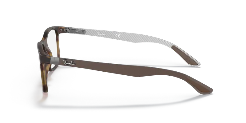 Ray - Ban Unisex RX8903 5200 Montature da vista Iniettato Tartaruga Trasparente Squadrata Normale miniatura 3