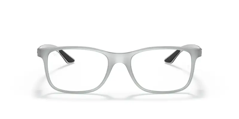 Unisex RX8903 5244 Montature da vista Iniettato Grigio Trasparente Squadrata Normale miniatura 3