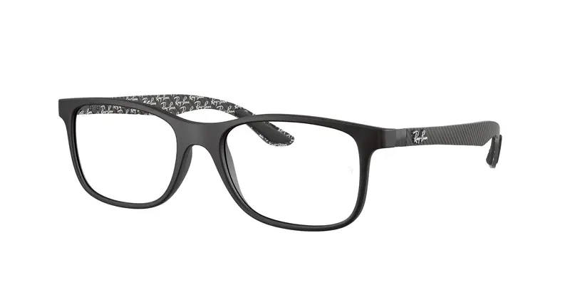 Ray - Ban Unisex RX8903  5263 Montature da vista Iniettato Nero Trasparente Squadrata Normale