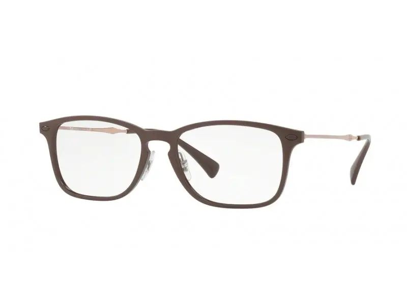 Ray - Ban Unisex RX8953 8028 Montature da vista Plastica Marrone  Squadrata