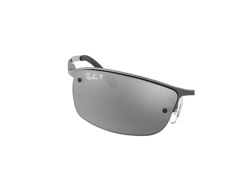 Ray - Ban Uomo Coppia di Lenti di ricambio Ray-Ban RB3183 Lenti di ricambio   Grigio Squadrata Specchiate Sfumato