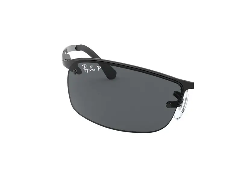 Ray - Ban Uomo Coppia di Lenti di ricambio Ray-Ban RB3183 Lenti di ricambio Grigio Squadrata Specchiate Sfumato miniatura 2