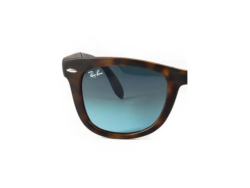 Ray - Ban Uomo Coppia di Lenti di ricambio Ray-Ban RB4105 FOLDING WAYFARER Lenti di ricambio Plastica Marrone Squadrata Normale Sfumato miniatura 3