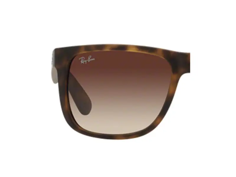 Ray - Ban Uomo Coppia di Lenti di ricambio Ray-Ban RB4165 JUSTIN Lenti di ricambio Plastica Marrone Squadrata Normale Specchiato miniatura 3
