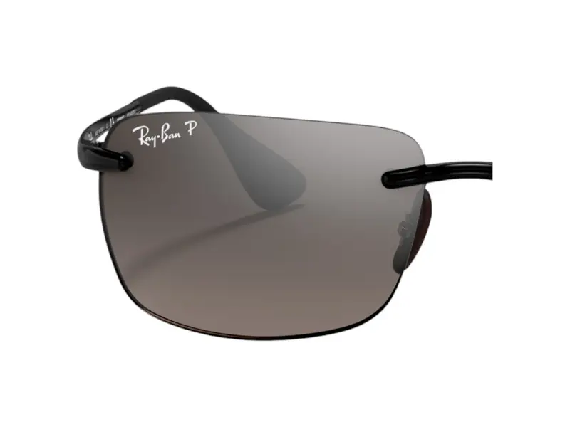 Ray - Ban Uomo Coppia di Lenti di ricambio Ray-Ban RB4255 Lenti di ricambio Iniettato Argento Squadrata Polarizzata Specchiato