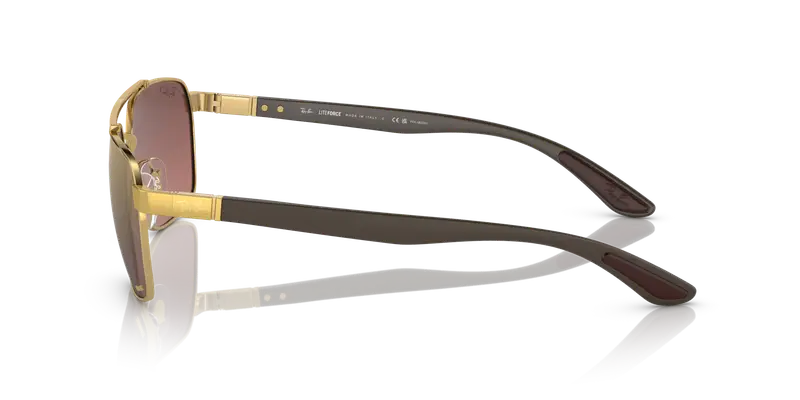 Ray - Ban Occhiali da sole Uomo Oro 856682 miniatura 3