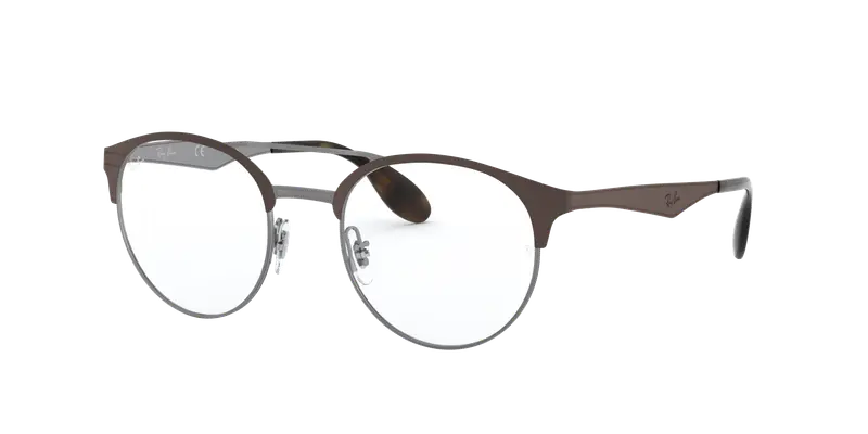 Ray - Ban Uomo RX3545V 2912 Montature da vista Metallo Marrone  Pantos