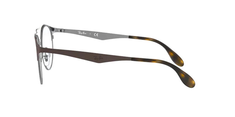 Ray - Ban Uomo RX3545V 2912 Montature da vista Metallo Marrone Pantos miniatura 2