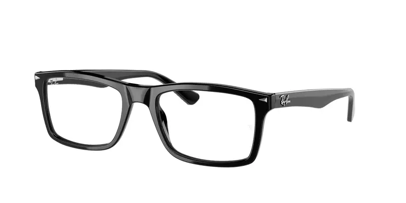 Ray - Ban Uomo RX5287  2000 Montature da vista Plastica Nero  Squadrata