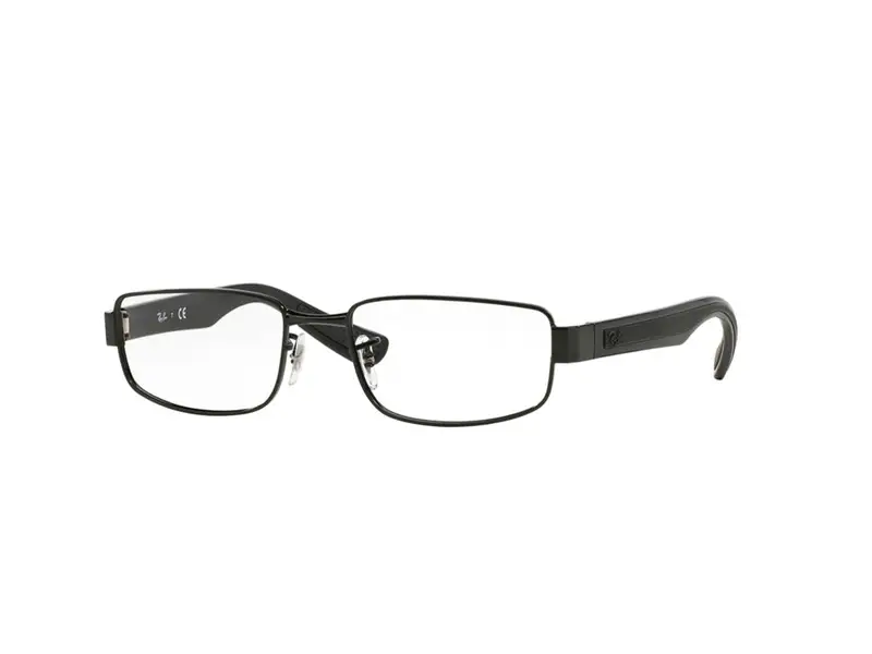Ray - Ban Uomo RX6318 2509 Montature da vista Metallo Nero  Squadrata
