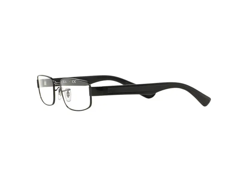 Ray - Ban Uomo RX6318 2509 Montature da vista Metallo Nero Squadrata miniatura 2
