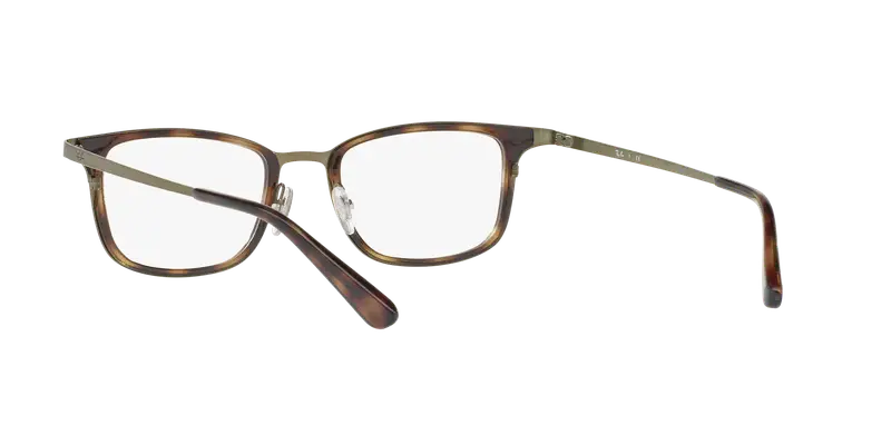 Ray - Ban Uomo RX6373M 2923 Montature da vista Metallo Havana Squadrata miniatura 3