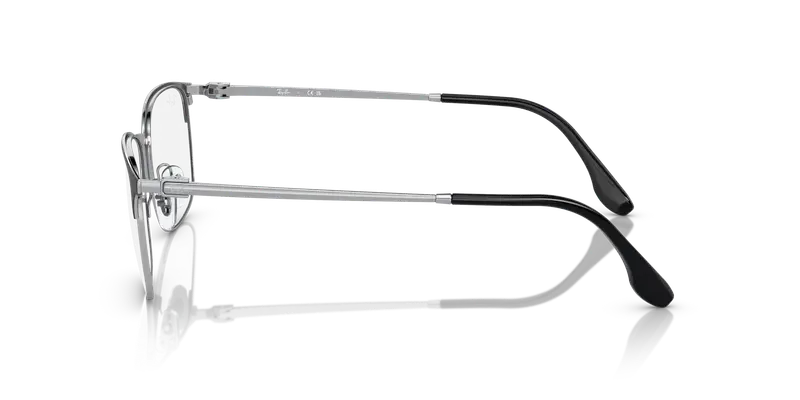 Ray - Ban Uomo RX6494 2861 Montature da vista Metallo Nero Trasparente Pillow Normale miniatura 3