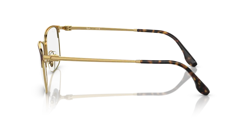 Ray - Ban Uomo RX6494 2945 Montature da vista Metallo Tartaruga Trasparente Pillow Normale miniatura 3