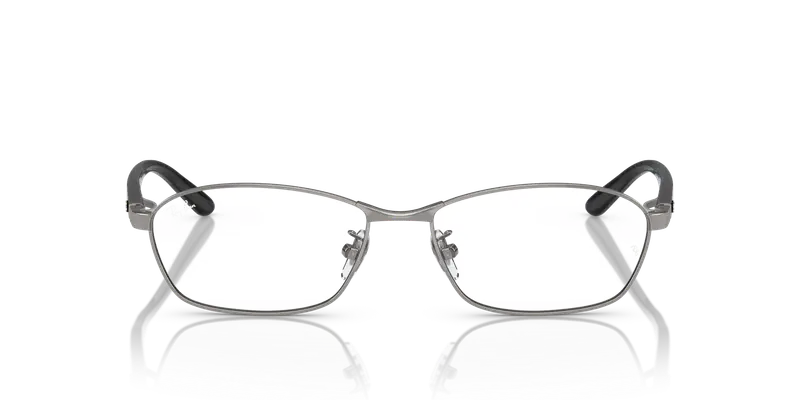 Ray - Ban Uomo RX6502D 2502 Montature da vista Metallo Grigio Trasparente Squadrata Normale miniatura 2