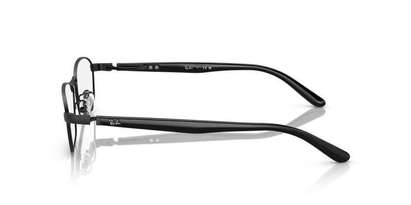 Ray - Ban Uomo RX6502D 2503 Montature da vista Metallo Nero Trasparente Squadrata Normale miniatura 3