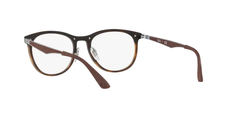 Ray - Ban Uomo RX7116 8016 Montature da vista Plastica Havana Squadrata miniatura 3