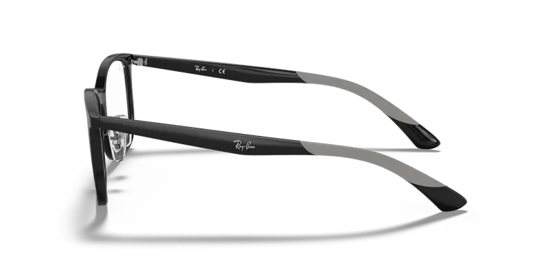 Ray - Ban Uomo RX7142 2000 Montature da vista Plastica Nero Squadrata miniatura 3