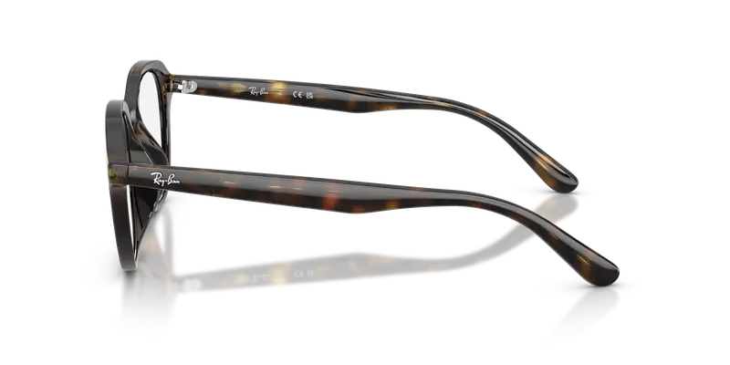 Ray - Ban Uomo RX7259D 2012 Montature da vista Acetato Tartaruga Trasparente Squadrata Normale miniatura 3