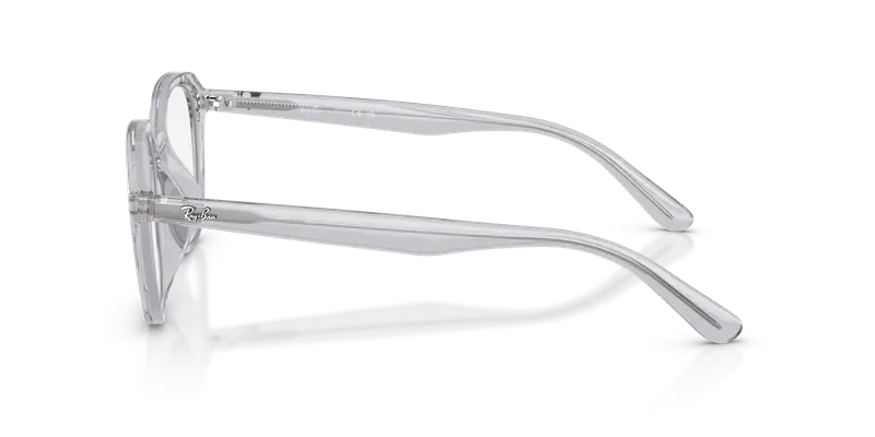 Ray - Ban Uomo RX7259D 8411 Montature da vista Acetato Grigio Trasparente Squadrata Normale miniatura 3