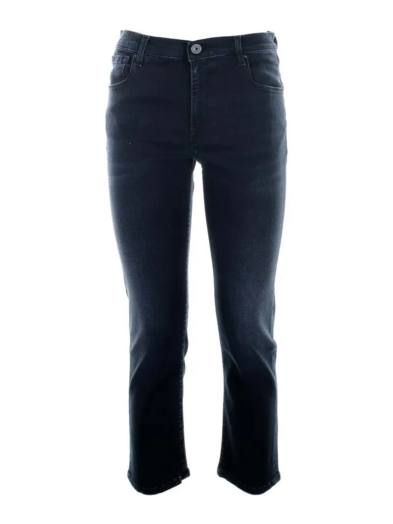 Pantalone Blu A Vita Alta