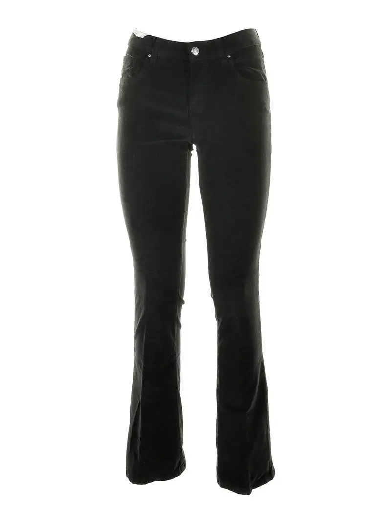 Pantalone Nero A Vita Alta