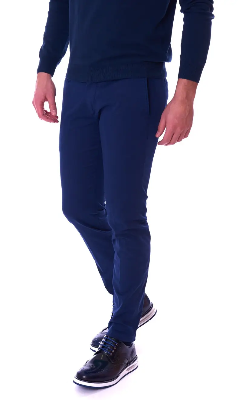 Pantalone re-hash mucha armaturato blu, colore blu