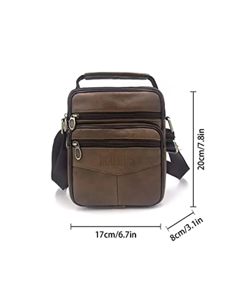 Realmark Borsa a tracolla Uomo Marrone 1602753 miniatura 2