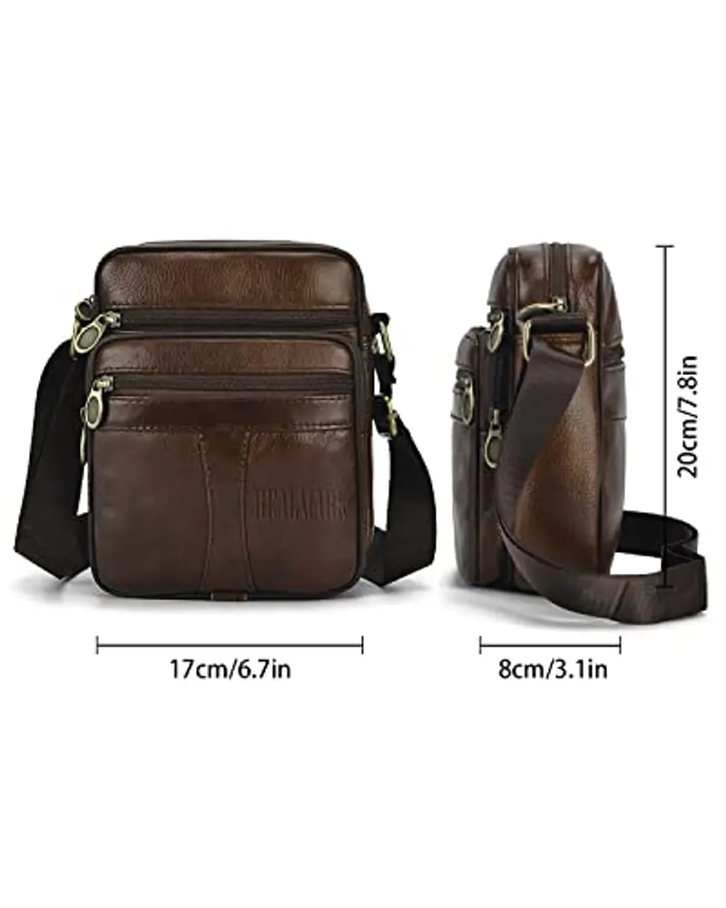 Realmark Borsello Uomo Marrone 1606013 miniatura 2