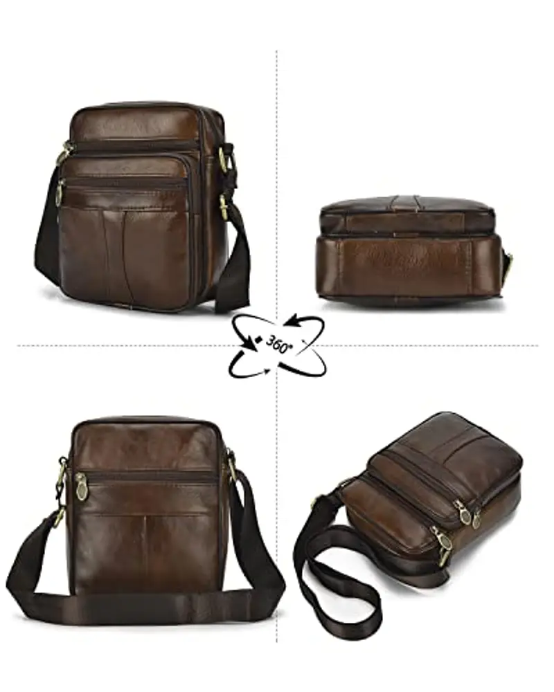 Realmark Borsello Uomo Marrone 1606013 miniatura 3