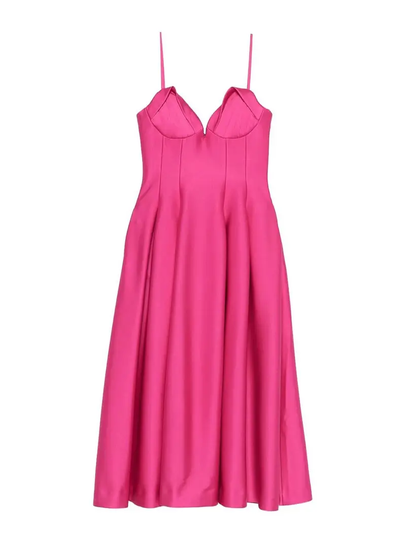 Vestito scollo a cuore Color Carne E Neutri