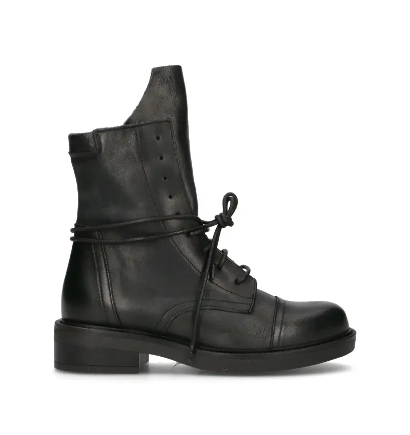 Rebecca Van Dik Stivaletti donna nero in pelle