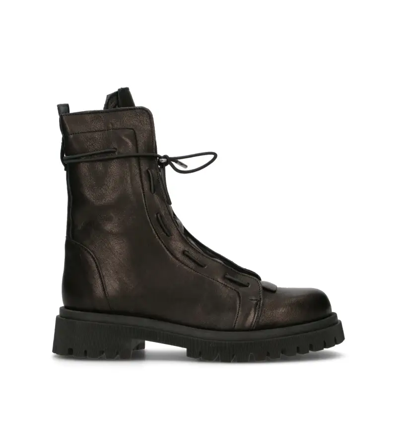 Anfibio donna nero in pelle Vario