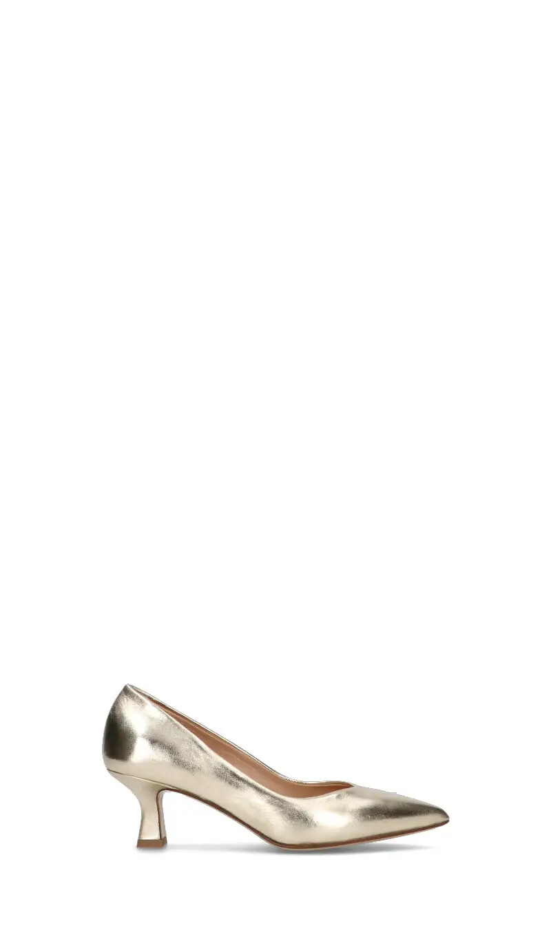 Décolleté donna platino in pelle Vario