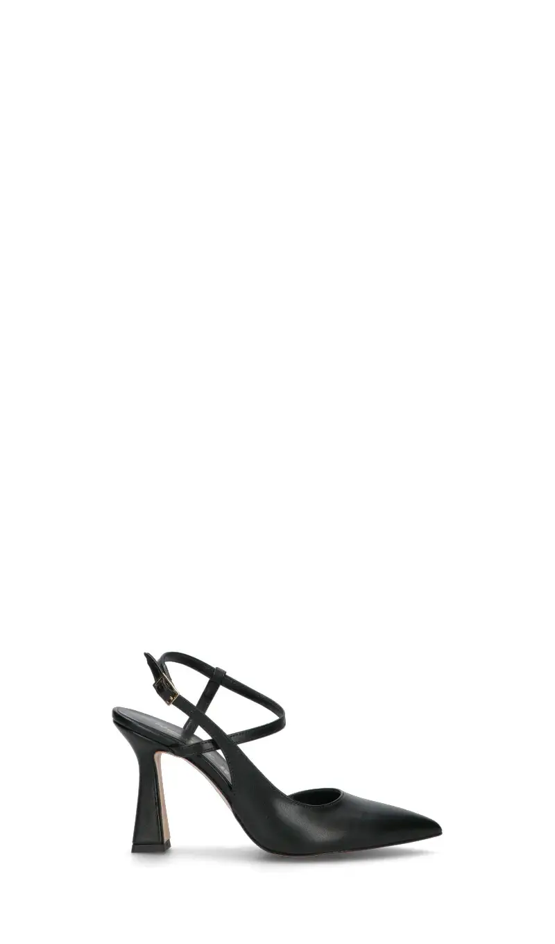 Sandalo donna nero Vario