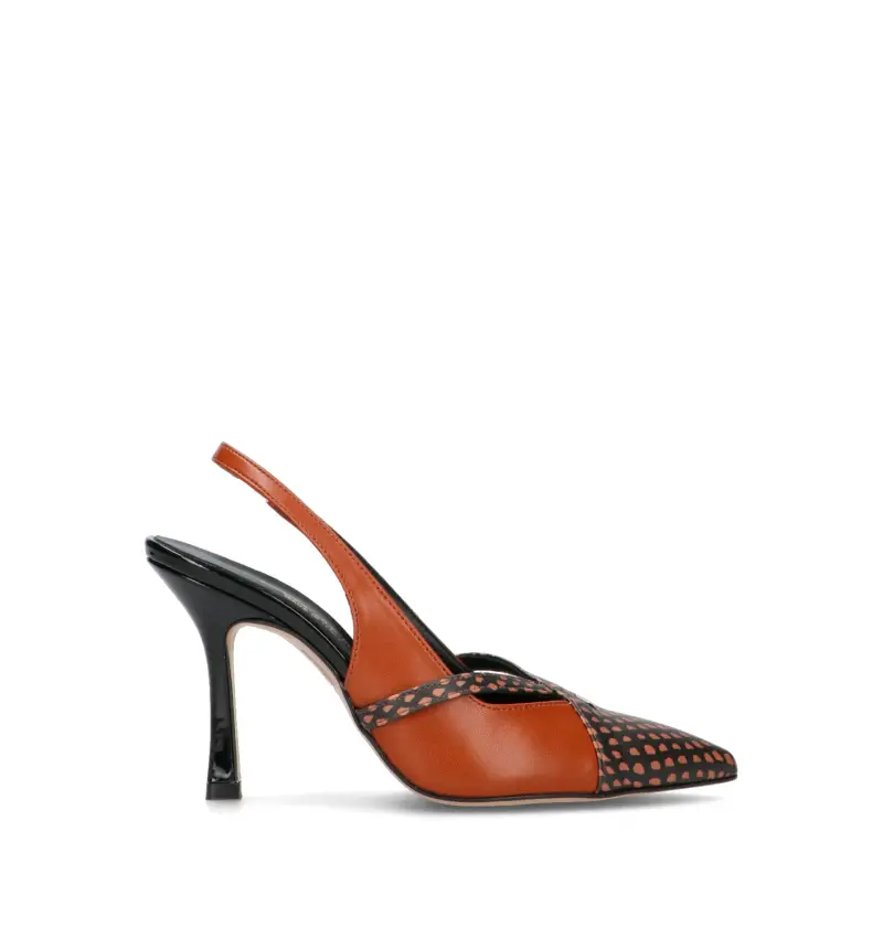 Slingback donna cuoio Vario